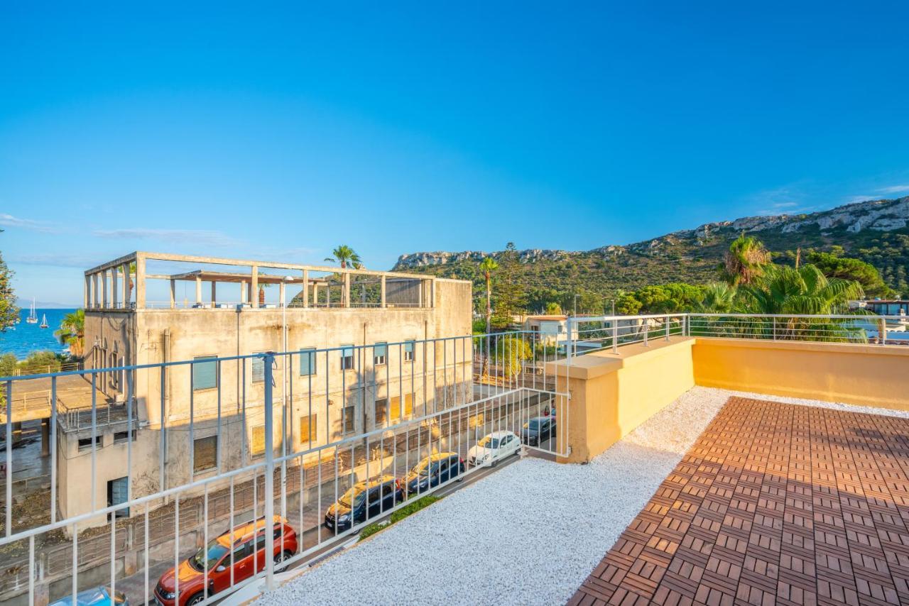 Terrazza Sella Del Diavolo - Vista Mare - Wifi Ac Lägenhet Cagliari Exteriör bild