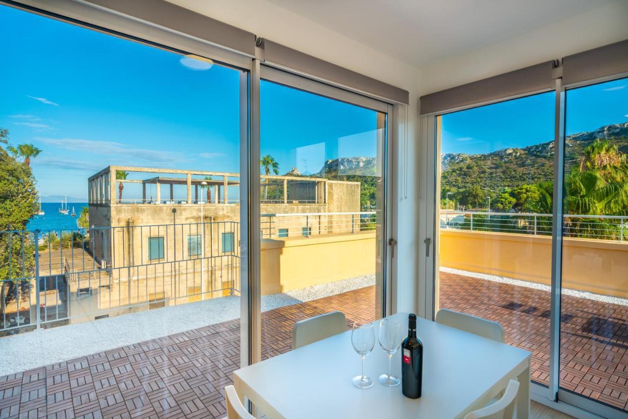 Terrazza Sella Del Diavolo - Vista Mare - Wifi Ac Lägenhet Cagliari Exteriör bild