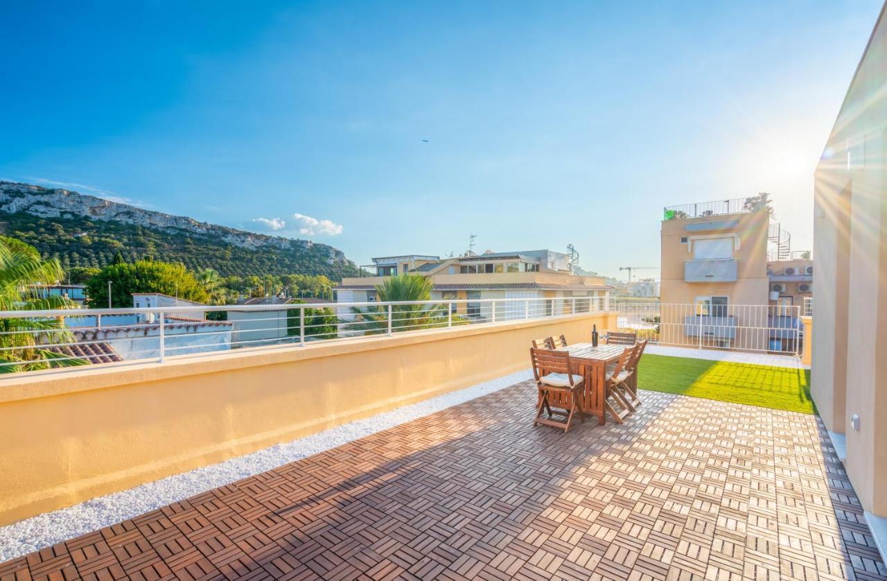 Terrazza Sella Del Diavolo - Vista Mare - Wifi Ac Lägenhet Cagliari Exteriör bild
