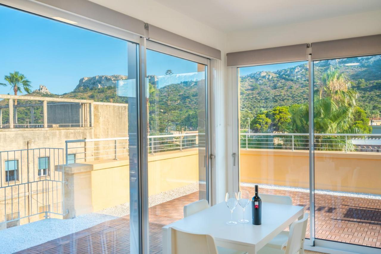 Terrazza Sella Del Diavolo - Vista Mare - Wifi Ac Lägenhet Cagliari Exteriör bild