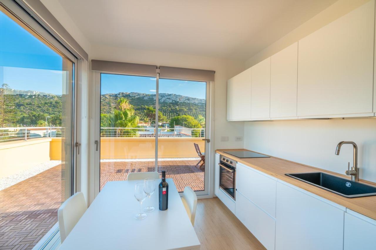 Terrazza Sella Del Diavolo - Vista Mare - Wifi Ac Lägenhet Cagliari Exteriör bild