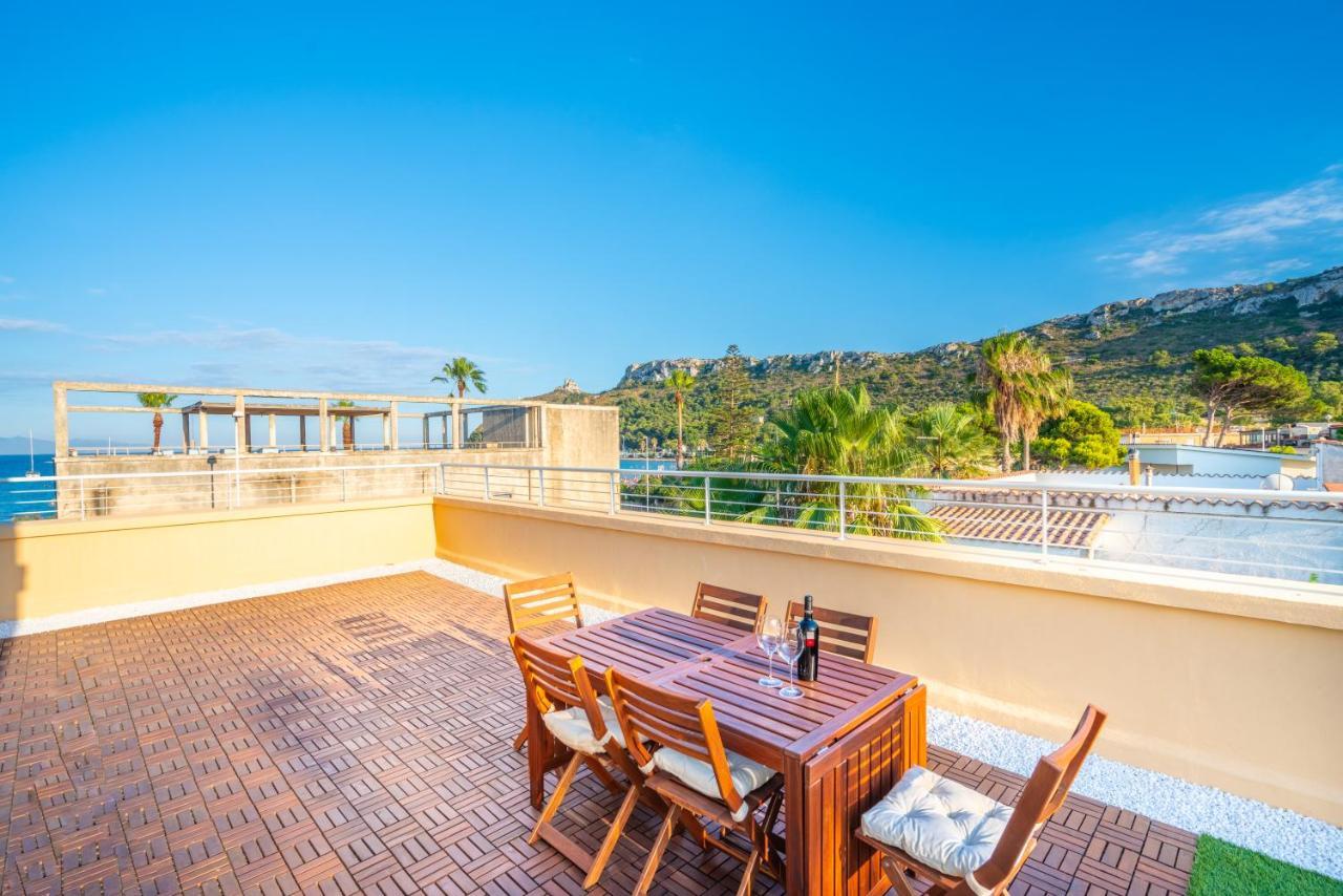 Terrazza Sella Del Diavolo - Vista Mare - Wifi Ac Lägenhet Cagliari Exteriör bild